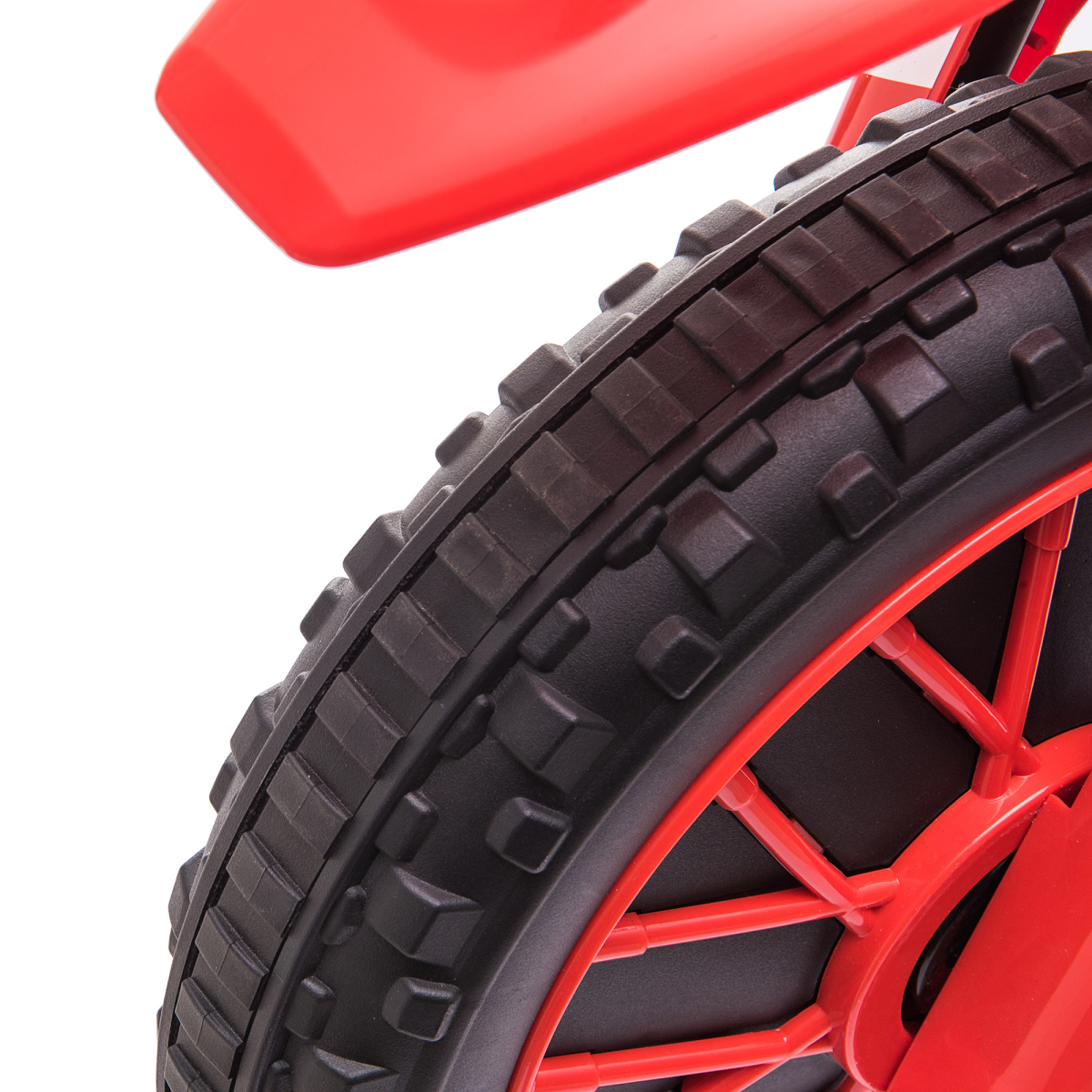 HOMCOM Kids Electric Motorbike Ride-On with Training Wheels, 3-8km/h – Battery-Powered Toy for Ages 3-5, Red