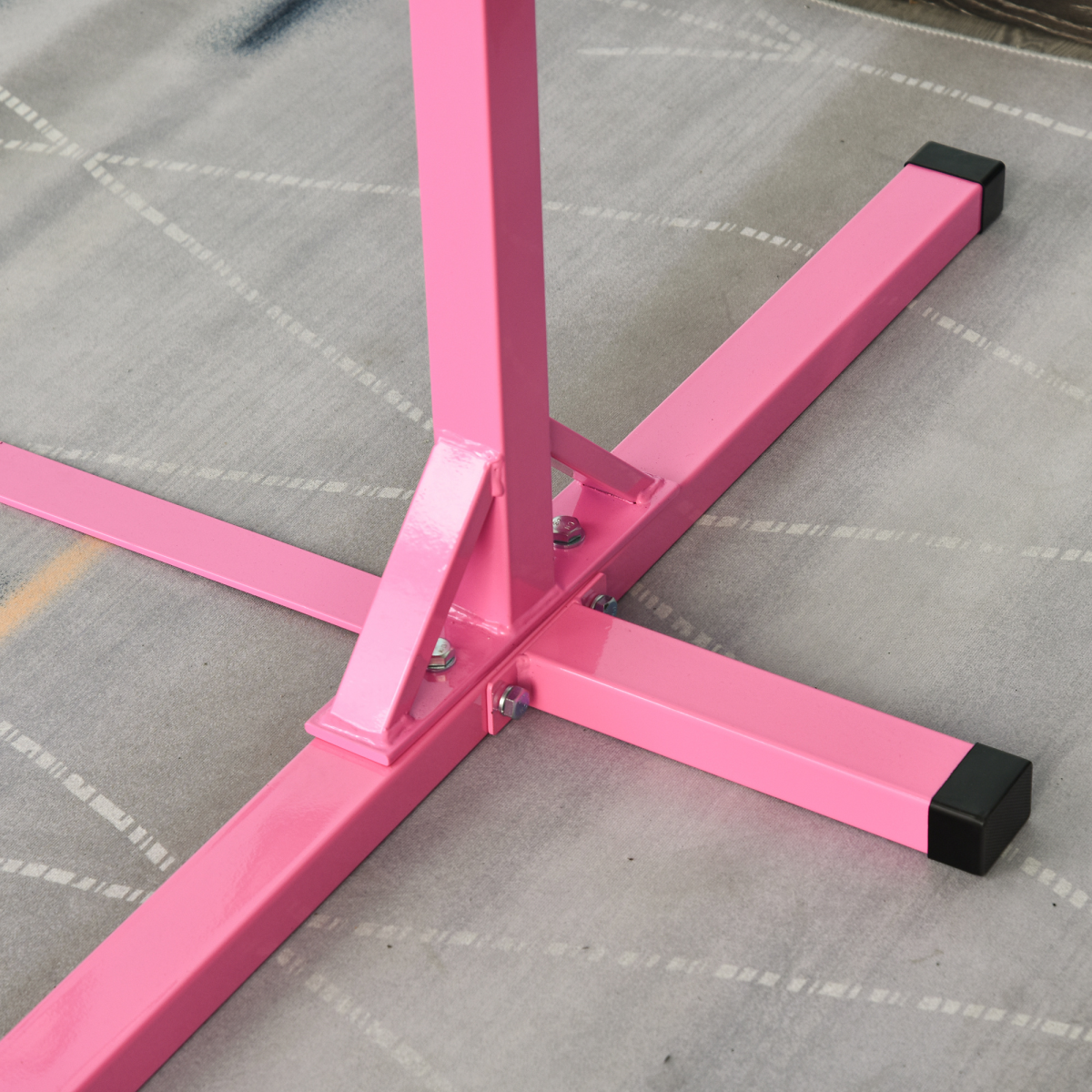 HOMCOM Adjustable Kids Gymnastics Horizontal Bar, 92-150cm – Steel Frame Home Gym Training Bar