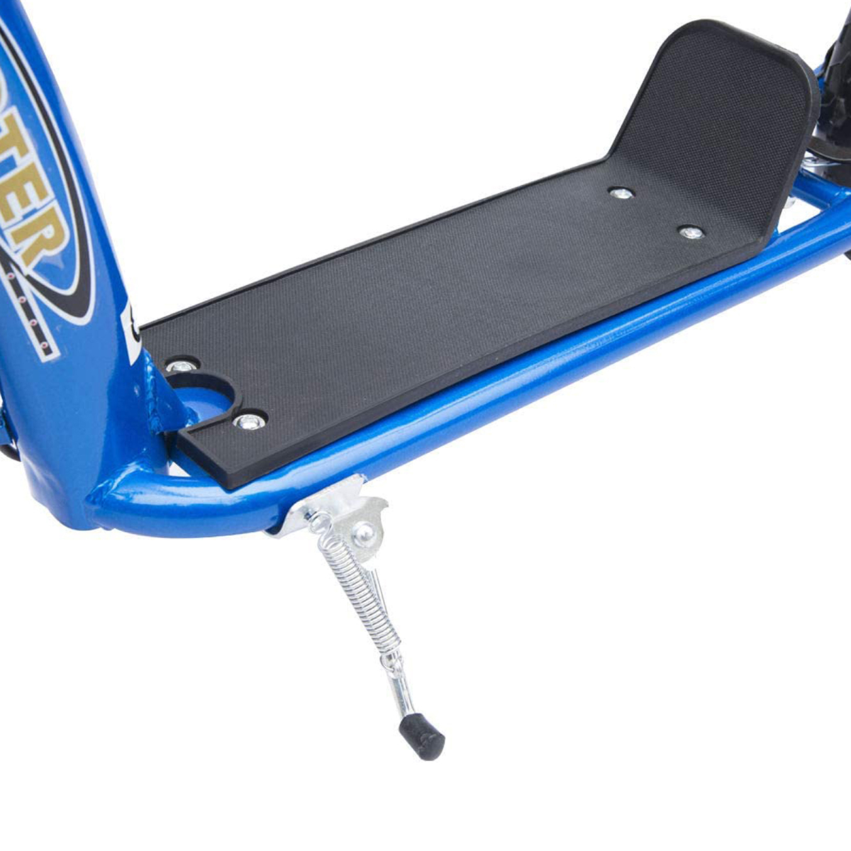 Kids Scooter with Adjustable Handlebars, Rear Brake and Non-Slip Footplate – Steel Frame Ride-On, Blue