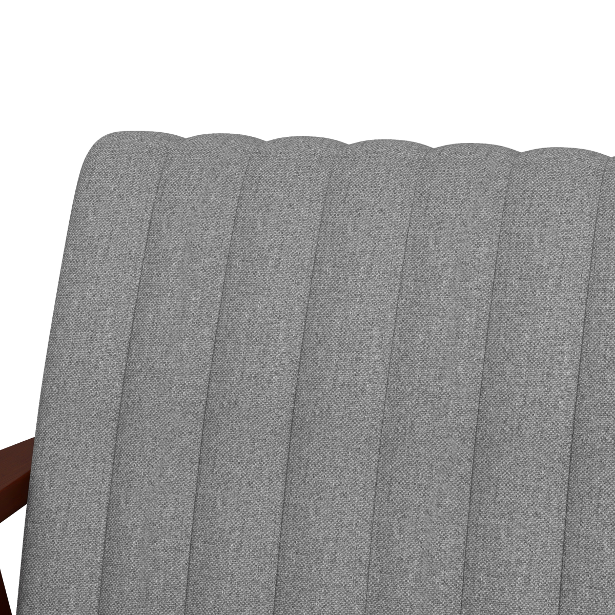 HOMCOM Modern Upholstered Accent Armchair with Padded Seat & Armrests – Bedroom or Living Room, Grey