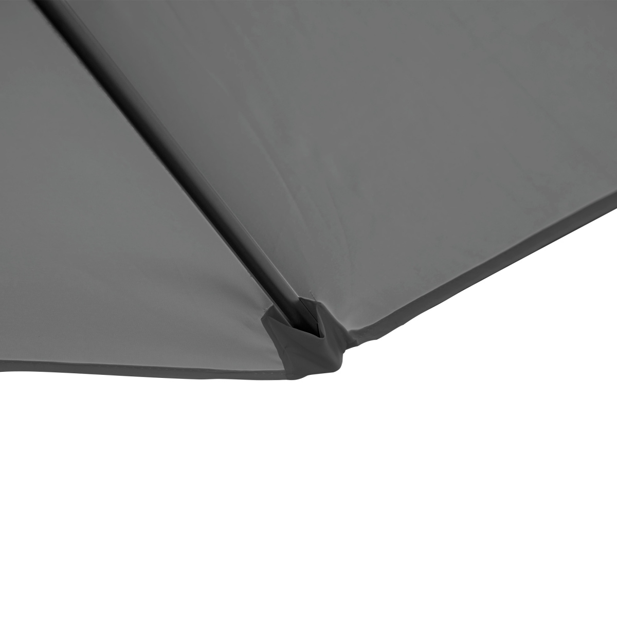 Outsunny 2.5M Garden Cantilever Parasol with 360° Rotation & Cross Base – Offset Patio Shade, Dark Grey