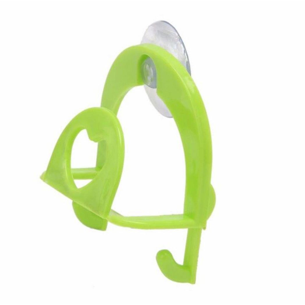 Aquarius Suction Sink Sponge Holder – Wire Draining Caddy for Kitchen & Bathroom, Green