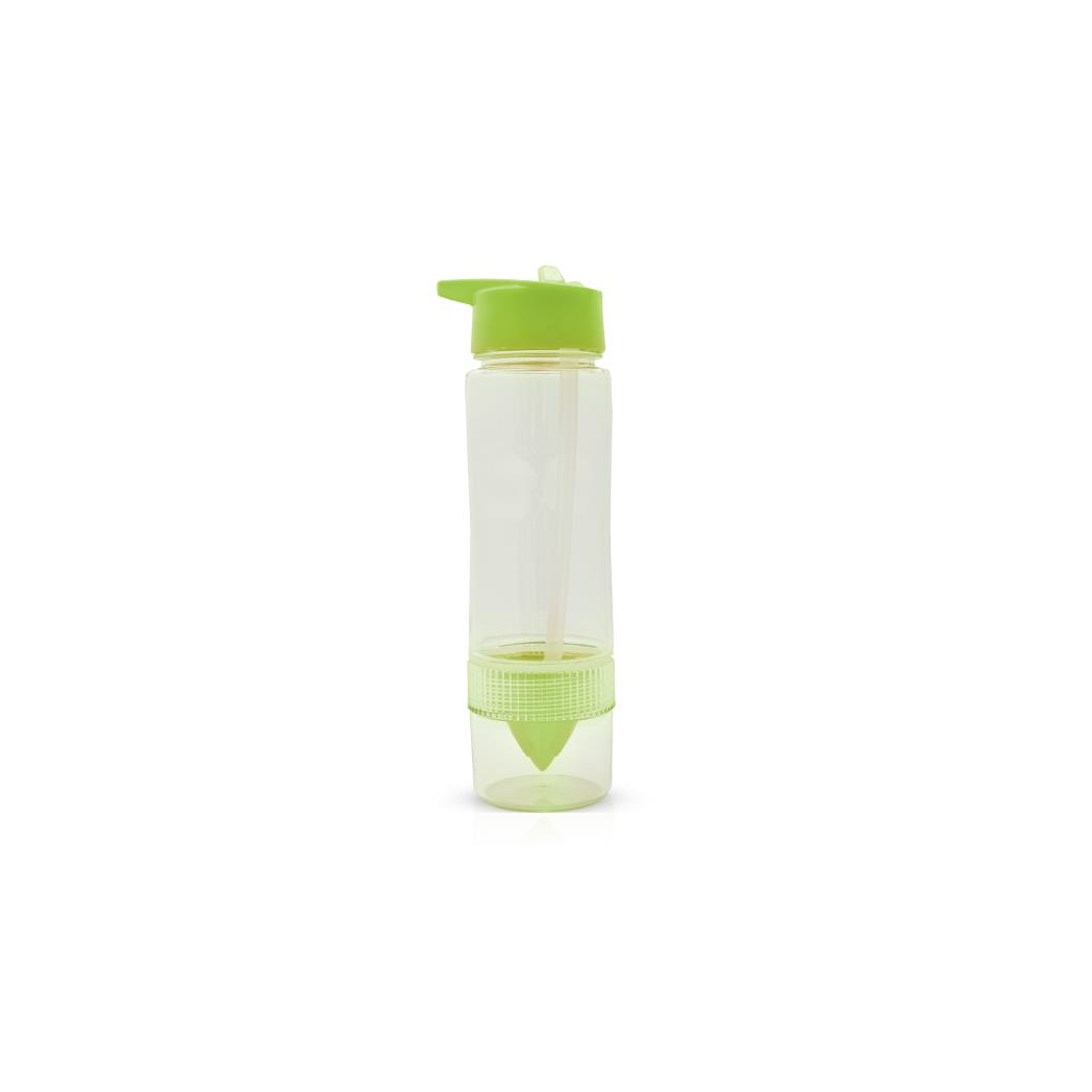 Milestone Juice Twist Water Bottle, 700ml – BPA Free Fruit Infuser with Retracting Spout, Lime