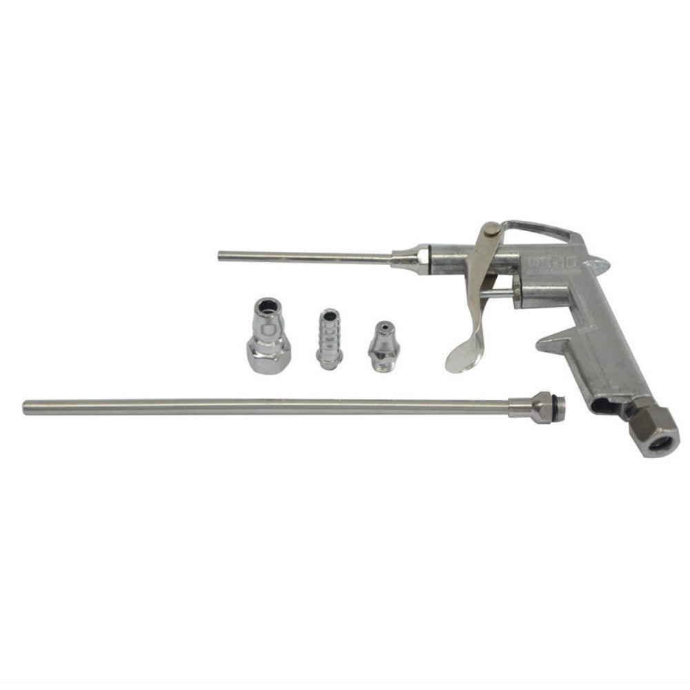5-Piece Air Blow Gun Kit with 3 Nozzles and 2 Attachments, Die-Cast Aluminium – Air Duster for Garage & DIY