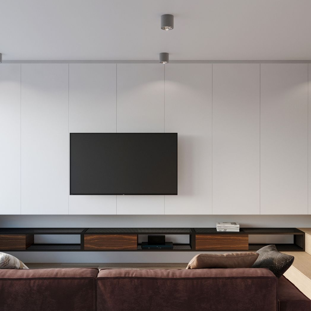 Sollux Lighting Tiube Aluminium Ceiling Light with GU10 Spot – Modern Design, Grey