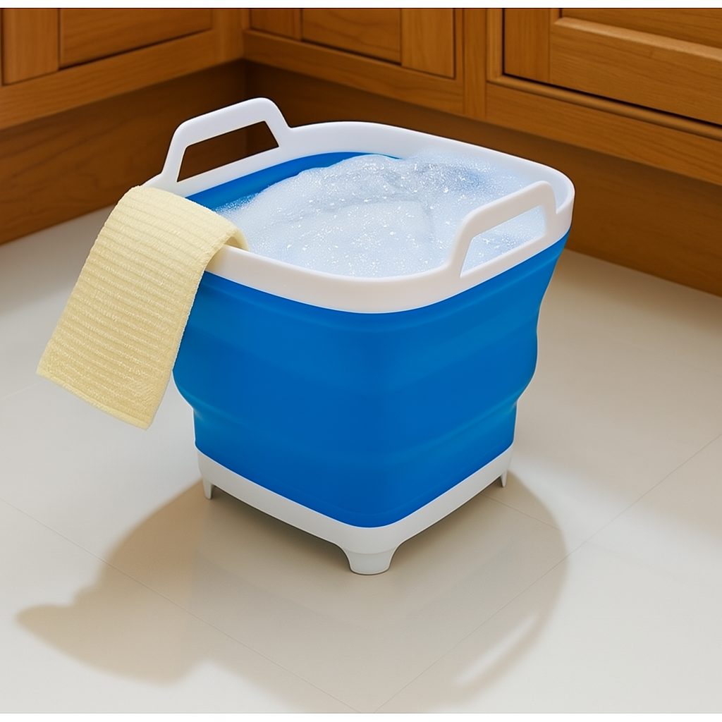 Avilo Collapsible Bucket – Space-Saving Folding Bucket for Cleaning Tasks Around the Home