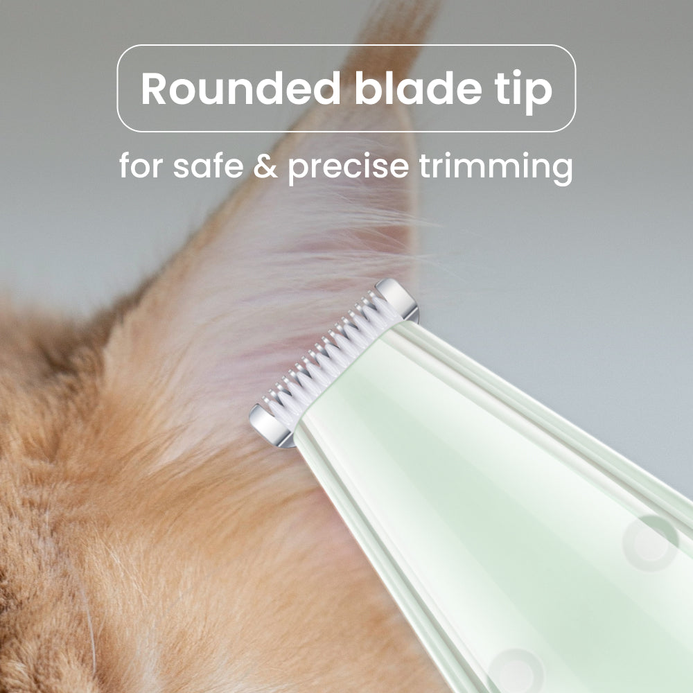 Noerden Trimmy Cordless Pet Groomer with Built-In Suction – Quiet Trimmer for Paws, Ears & Eyes