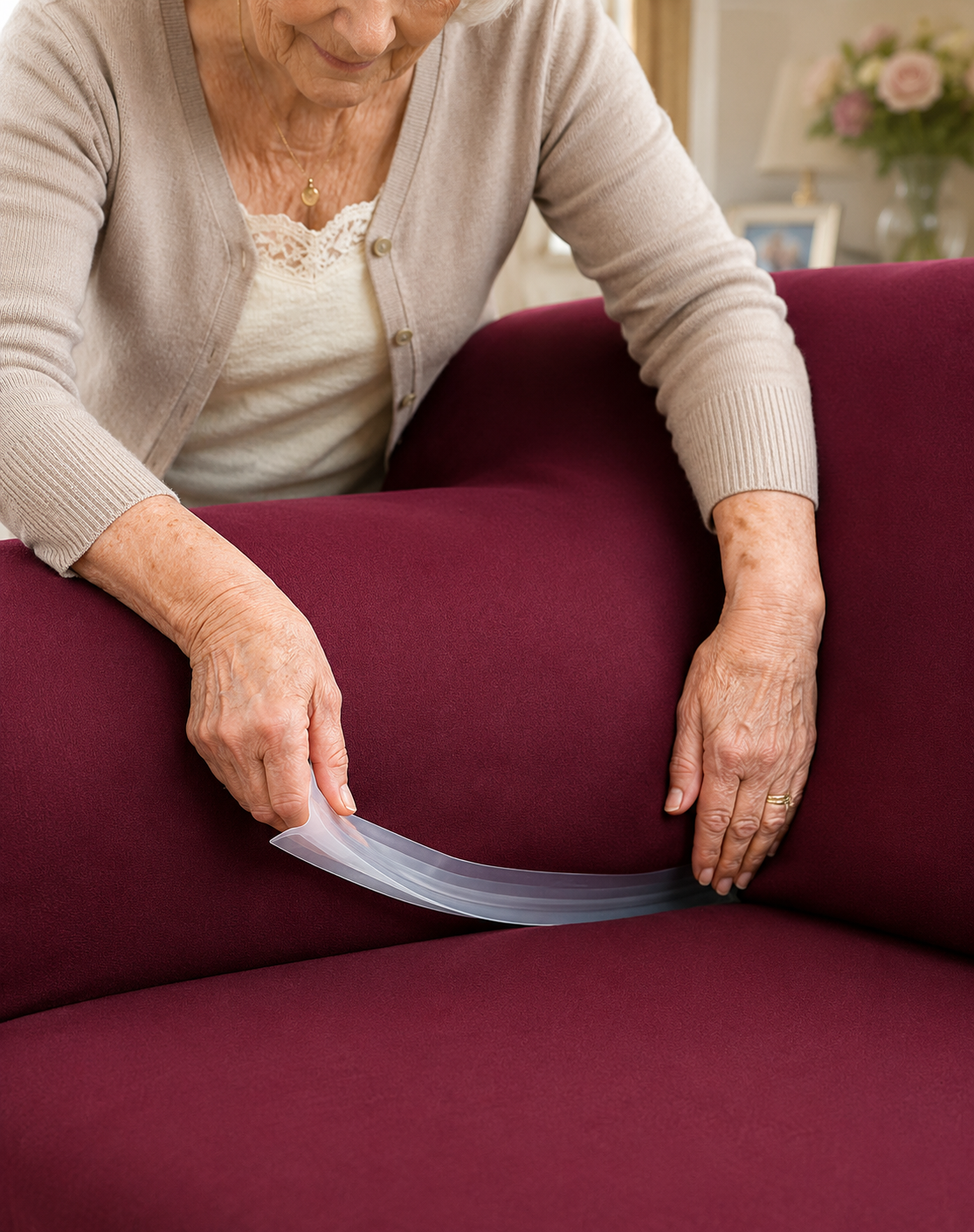 Avilo Non-Slip Slipcover Grips, Set of 3 – Keep Throws and Blankets in Place on Sofas and Chairs