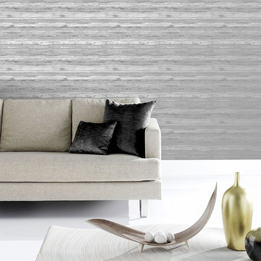 Arthouse Sahara Premium Heavyweight Vinyl Wallpaper with Metallic and Glitter Effect – High Traffic Areas, Silver