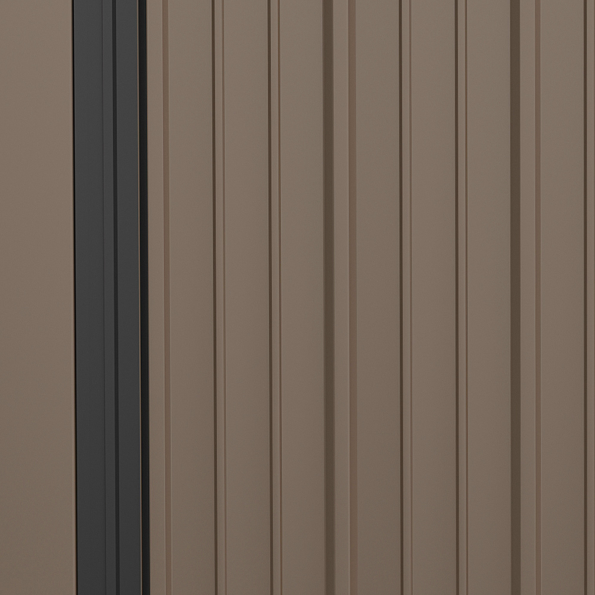 Outsunny Steel Garden Shed with Lockable Door and Sloped Roof – Outdoor Tool Storage, 161.5 x 94.5 x 196 cm