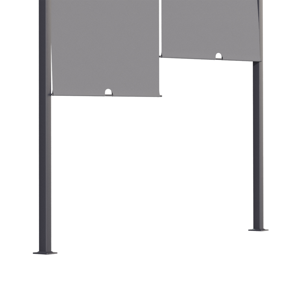 Outsunny 3x4m Garden Pergola with Retractable Roof & Solar LED Lights – Metal Gazebo, Grey