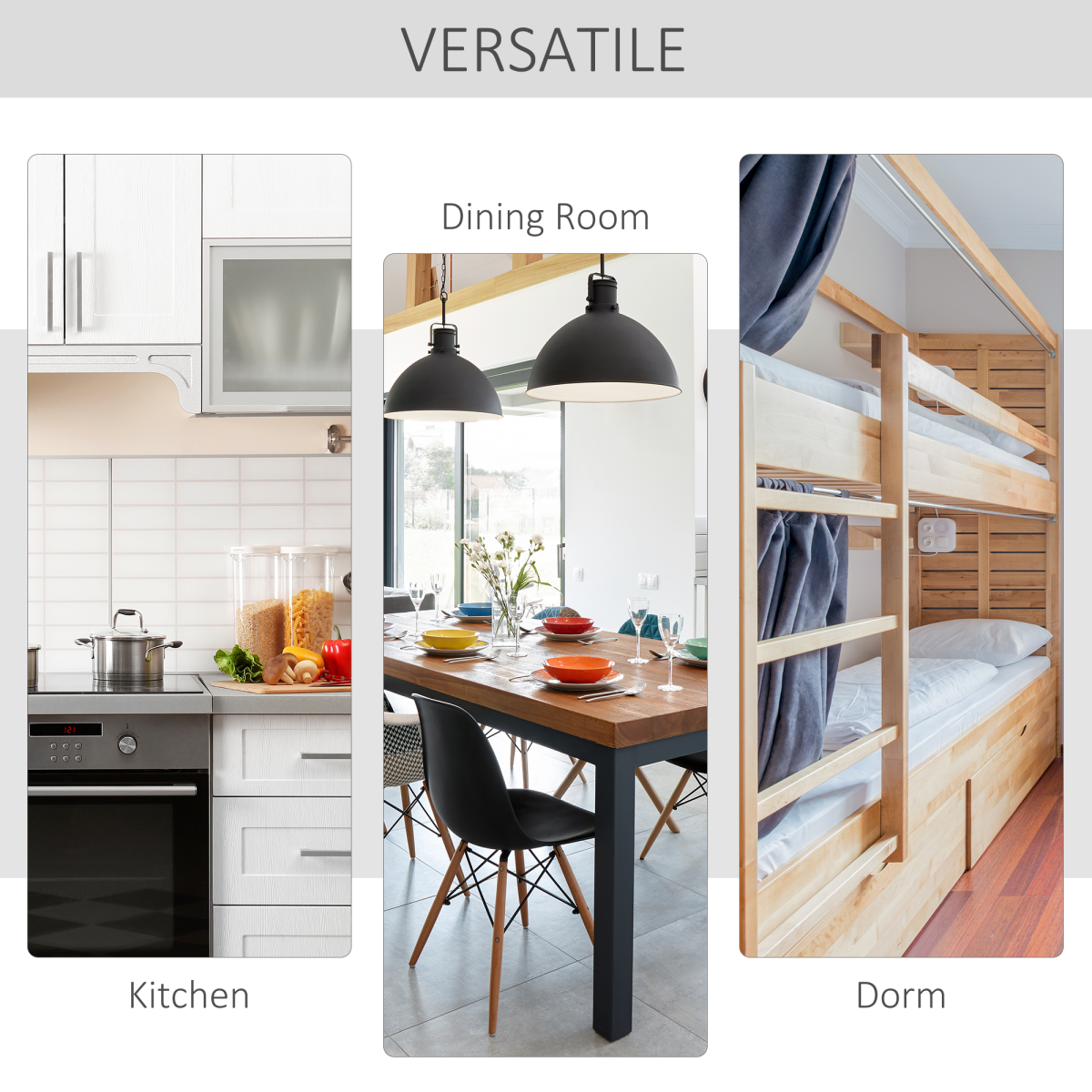 Drop Leaf Dining Table & Folding Desk with Storage Shelf – Space-Saving Table for Small Homes