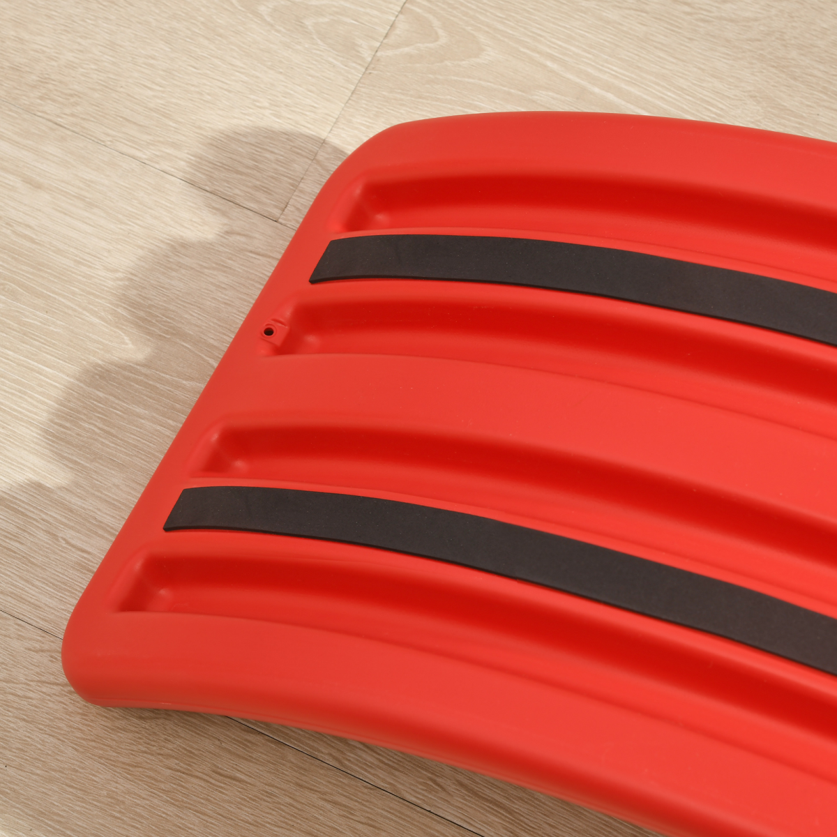 ZONEKIZ Kids Wobble Balance Board Stepping Stone – Montessori Toy for 3–6 Years, Red
