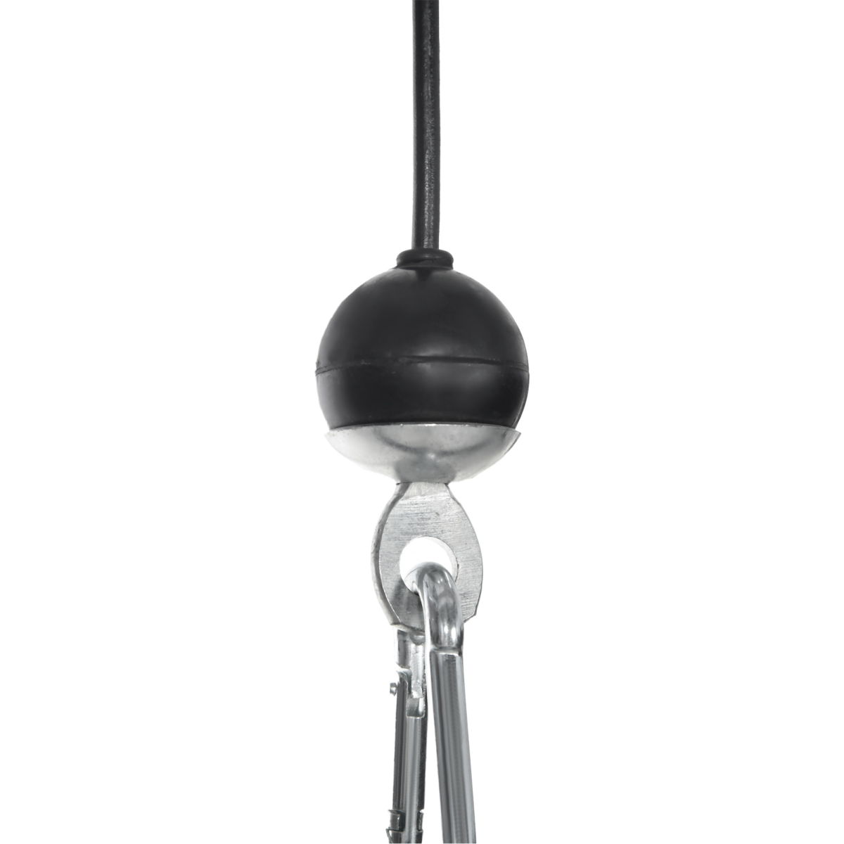 SPORTNOW Cable Pulley System with DIY Loading Weight Pin – Lat Pull Down Attachment for Home Gym, Black