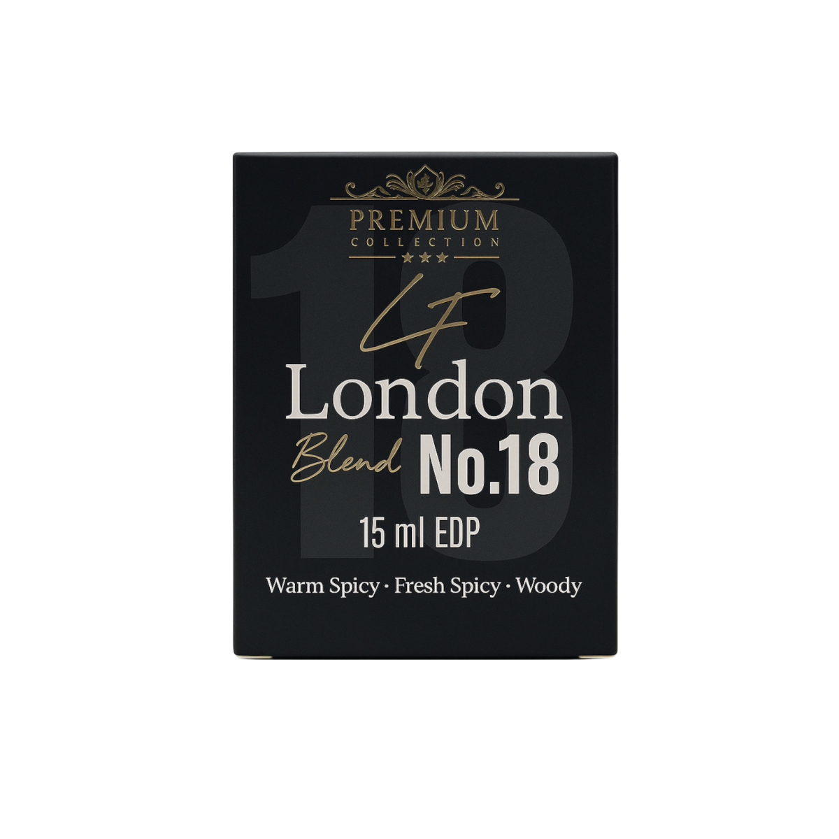 Livfragrance Blend No.18 London Eau de Parfum Oil-Based Leather, Spice & Tobacco Travel Fragrance 15ml β Leather & Tobacco, Oud Fragrance for Men
