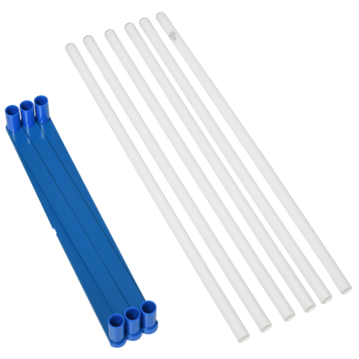 PawHut Dog Weave Pole Set with Carry Bag – Agility Starter Kit for Outdoor Exercise and Training