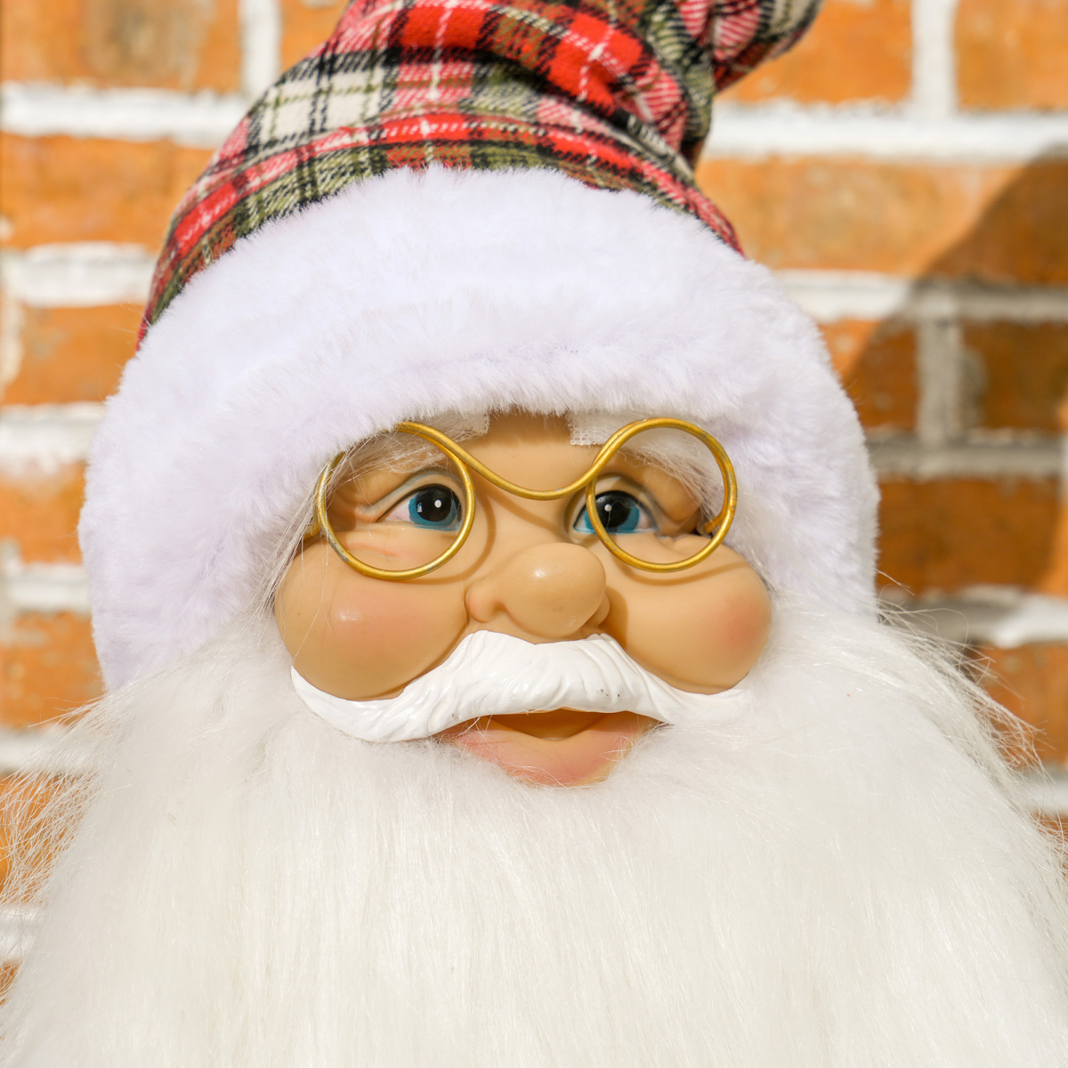 HOMCOM 133cm Animated Santa Claus with Sound-Activated Festive Music – Freestanding Christmas Decoration