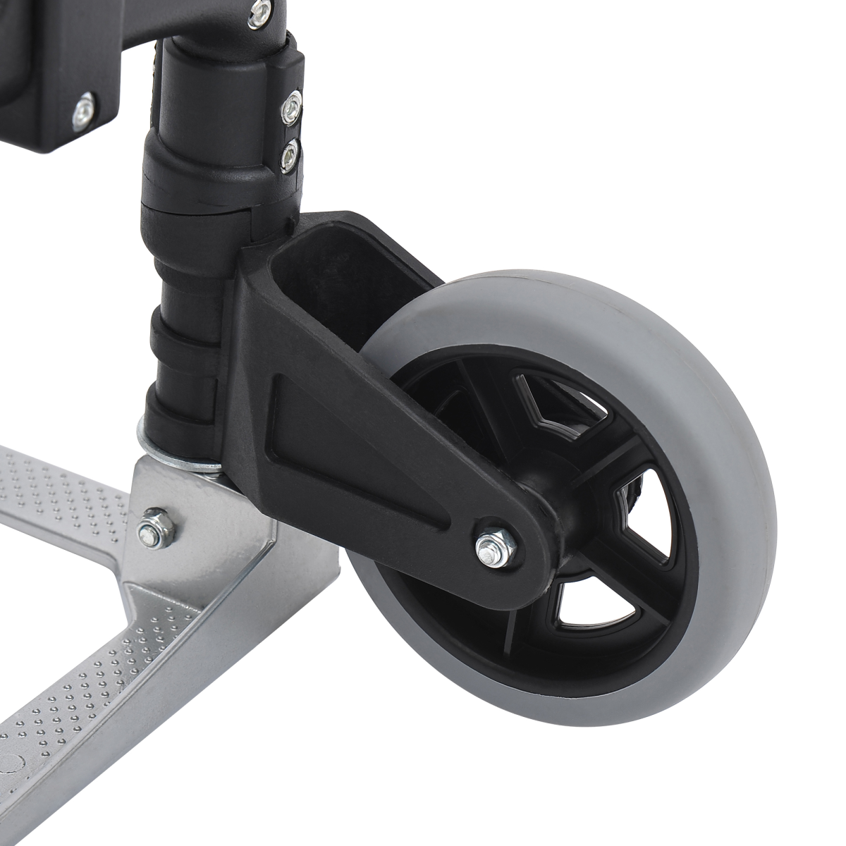 HOMCOM Heavy Duty Aluminium Folding Hand Truck with PU Wheels – 70kg Load Capacity Trolley for Home Moving