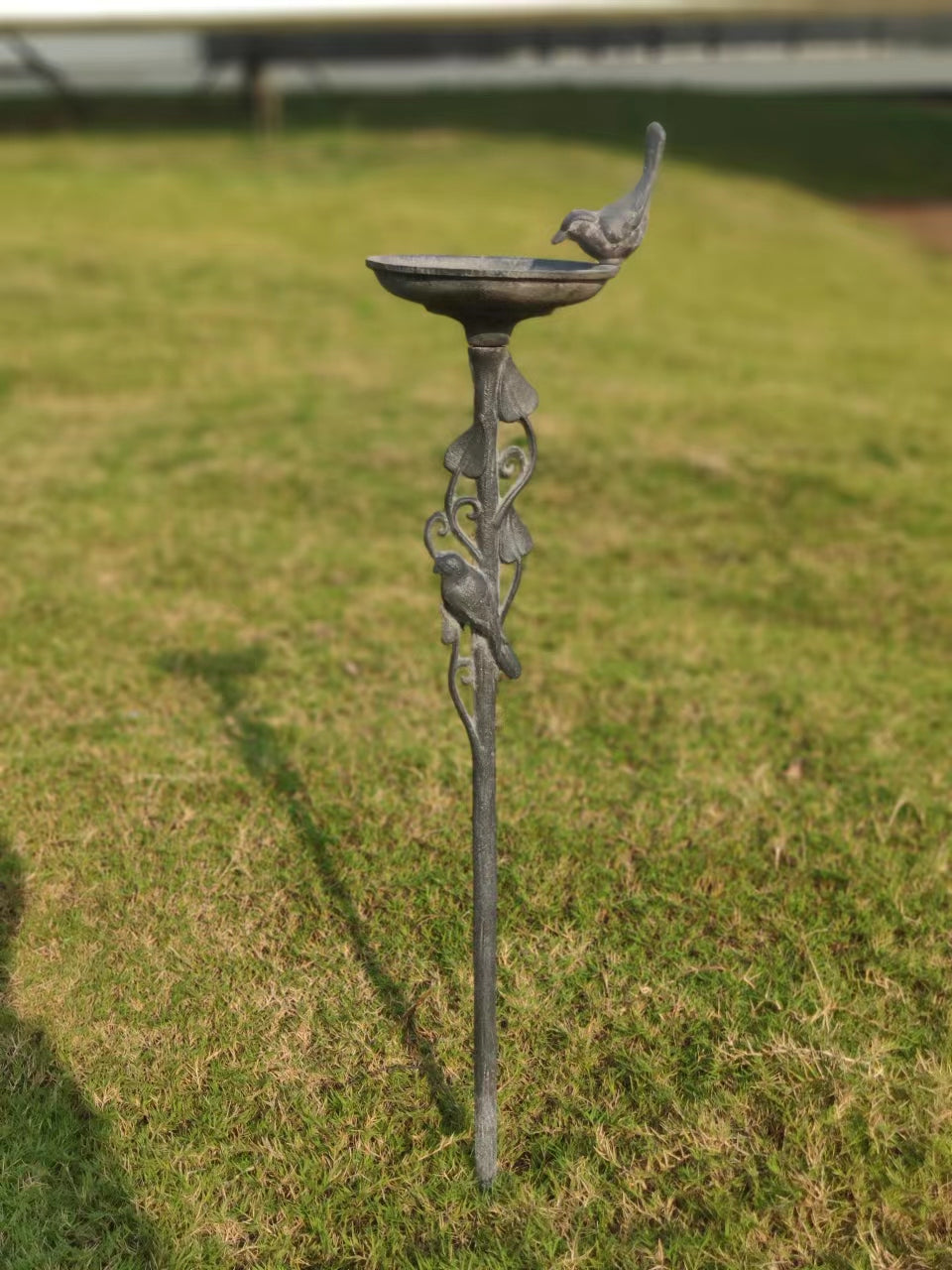Avilo Cast Iron Bird Bath Stake – Sturdy Garden Support for Bird Baths