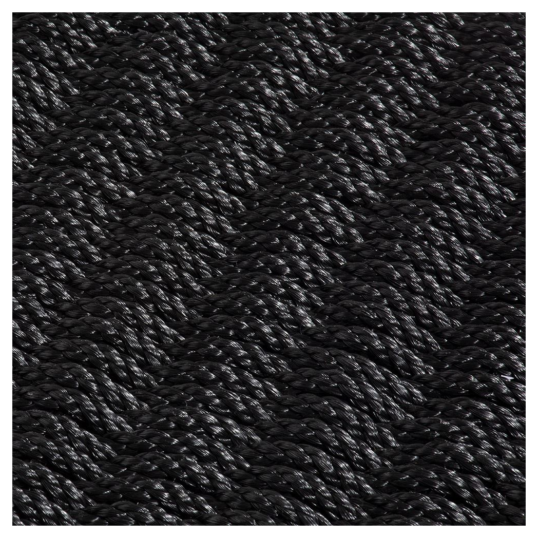 Didsbury Braided Doormat, 45 x 75cm – Charcoal