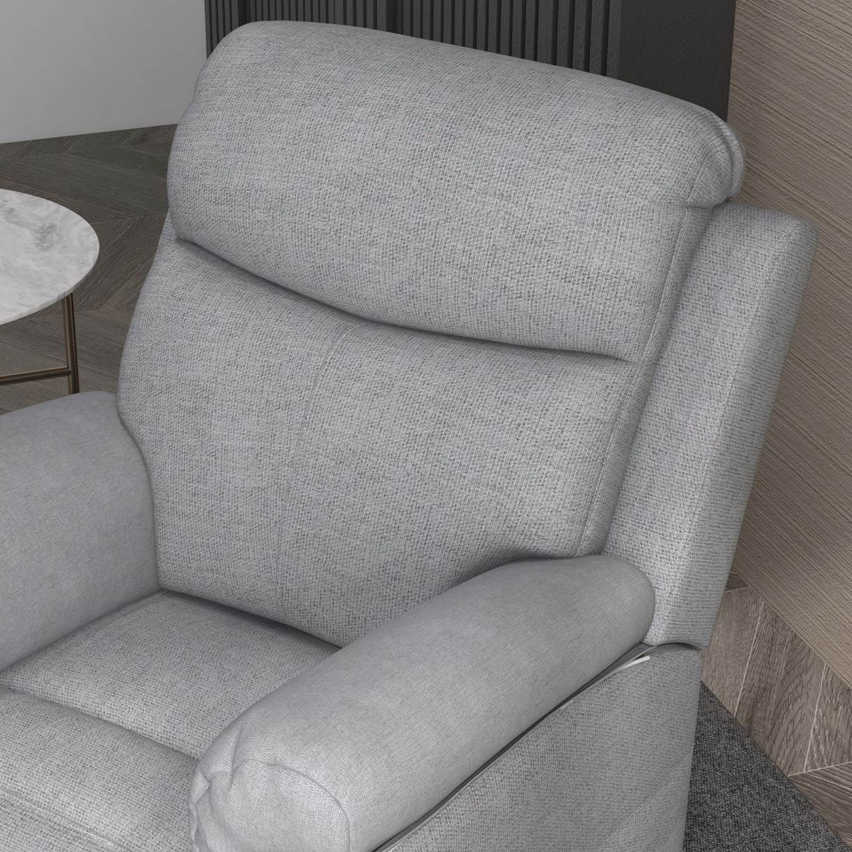 HOMCOM Power Lift Riser Recliner Chair with Remote Control and Quiet Motor – Electric Lift Armchair, Grey
