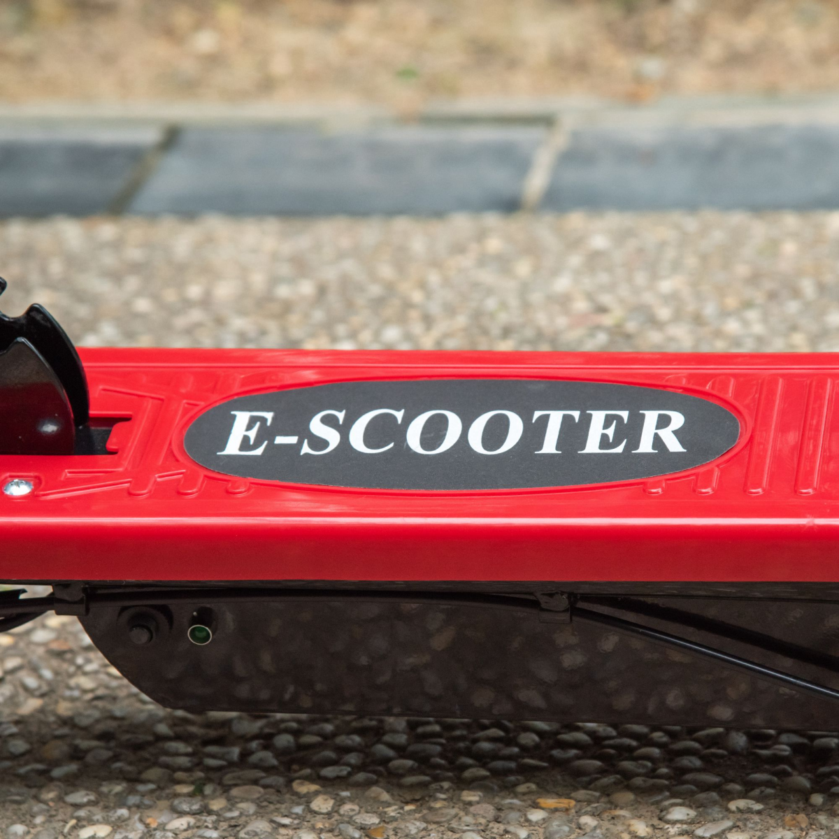 HOMCOM Kids Foldable Electric Scooter 120W with Adjustable Seat, Hand Brake & Kickstand – Ages 7–12, Red