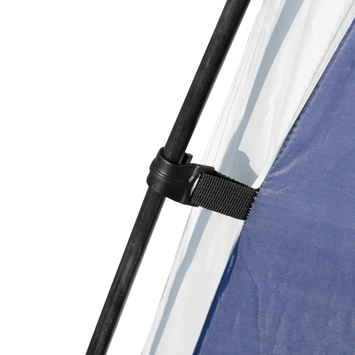 Outsunny 3.5 x 3.5M Dome Gazebo Party Tent with Open Shell & Top Hook – Event Shelter, Blue & Grey