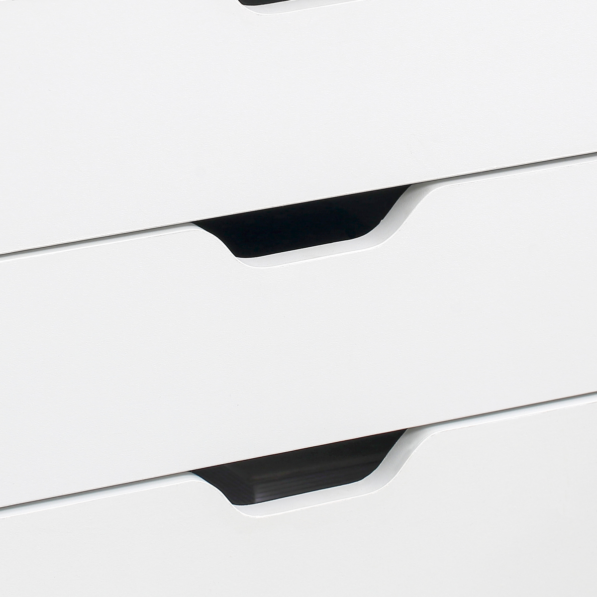 Vinsetto Mobile Filing Cabinet with 7 Drawers and Lockable Wheels – Office Storage, White