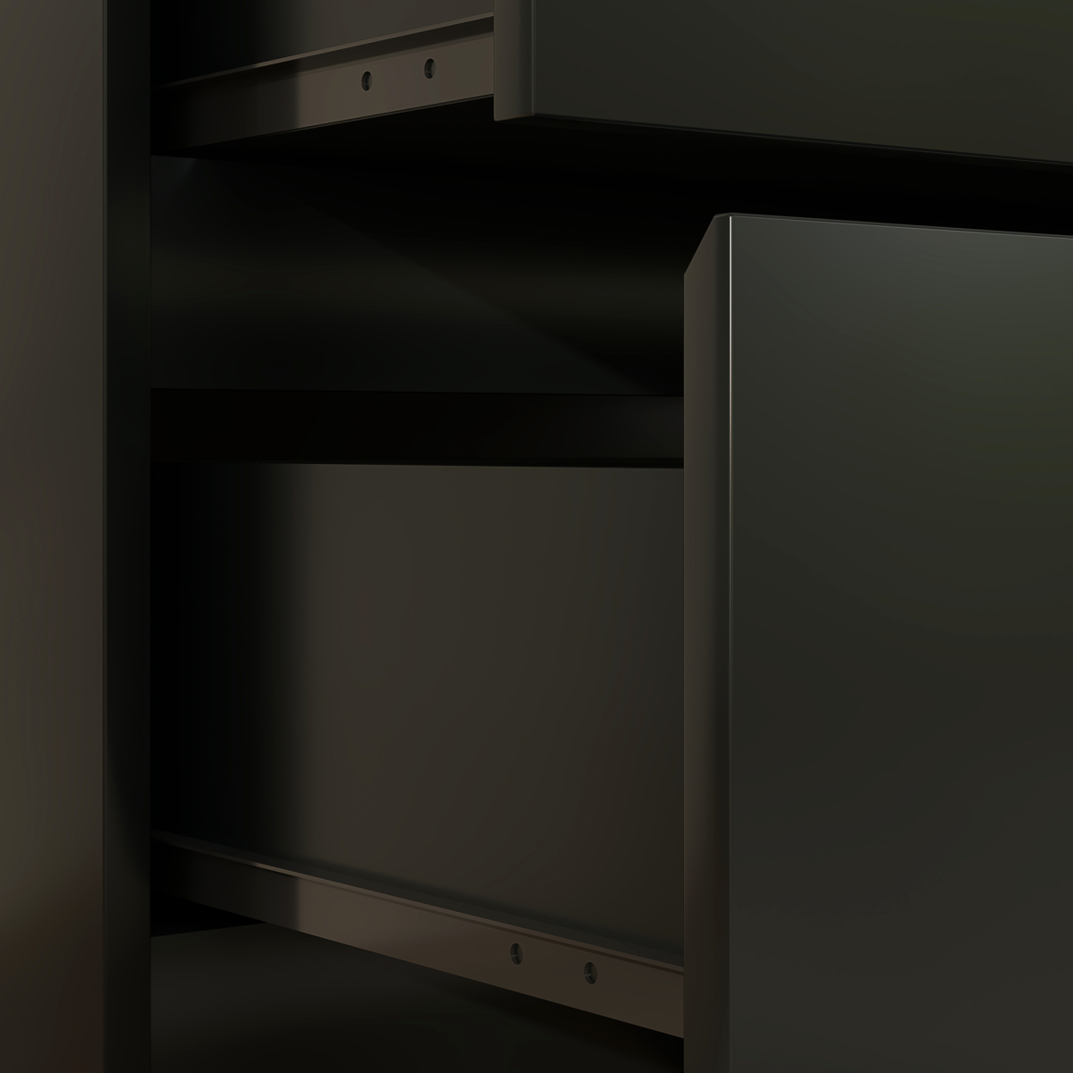 HOMCOM 3-Drawer Chest of Drawers with Tabletop & Anti-Tip Fitting – Bedroom Storage Unit, Black