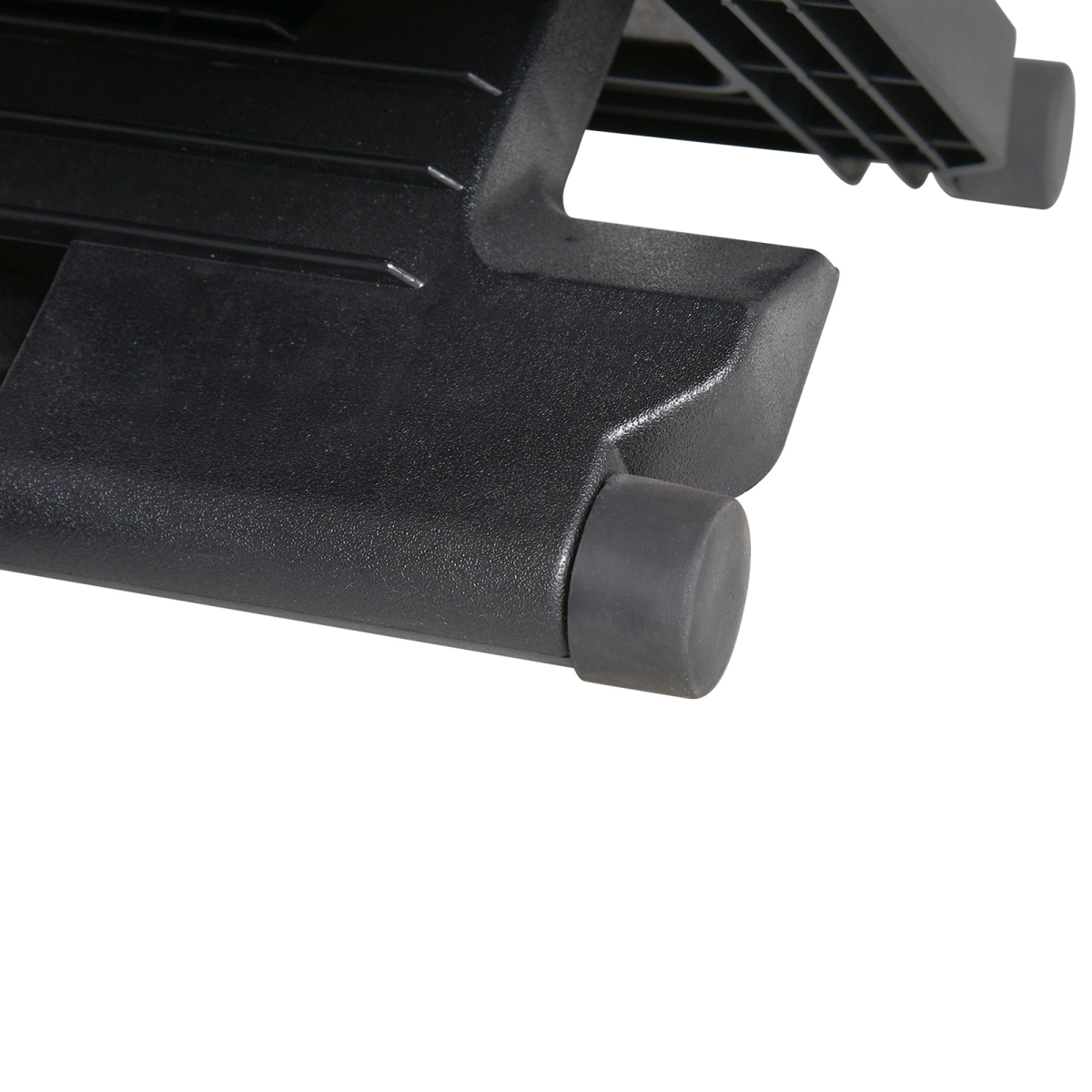 HOMCOM Adjustable Under-Desk Footrest with 3 Height Positions & 0–30° Tilt – Anti-Slip Textured Top
