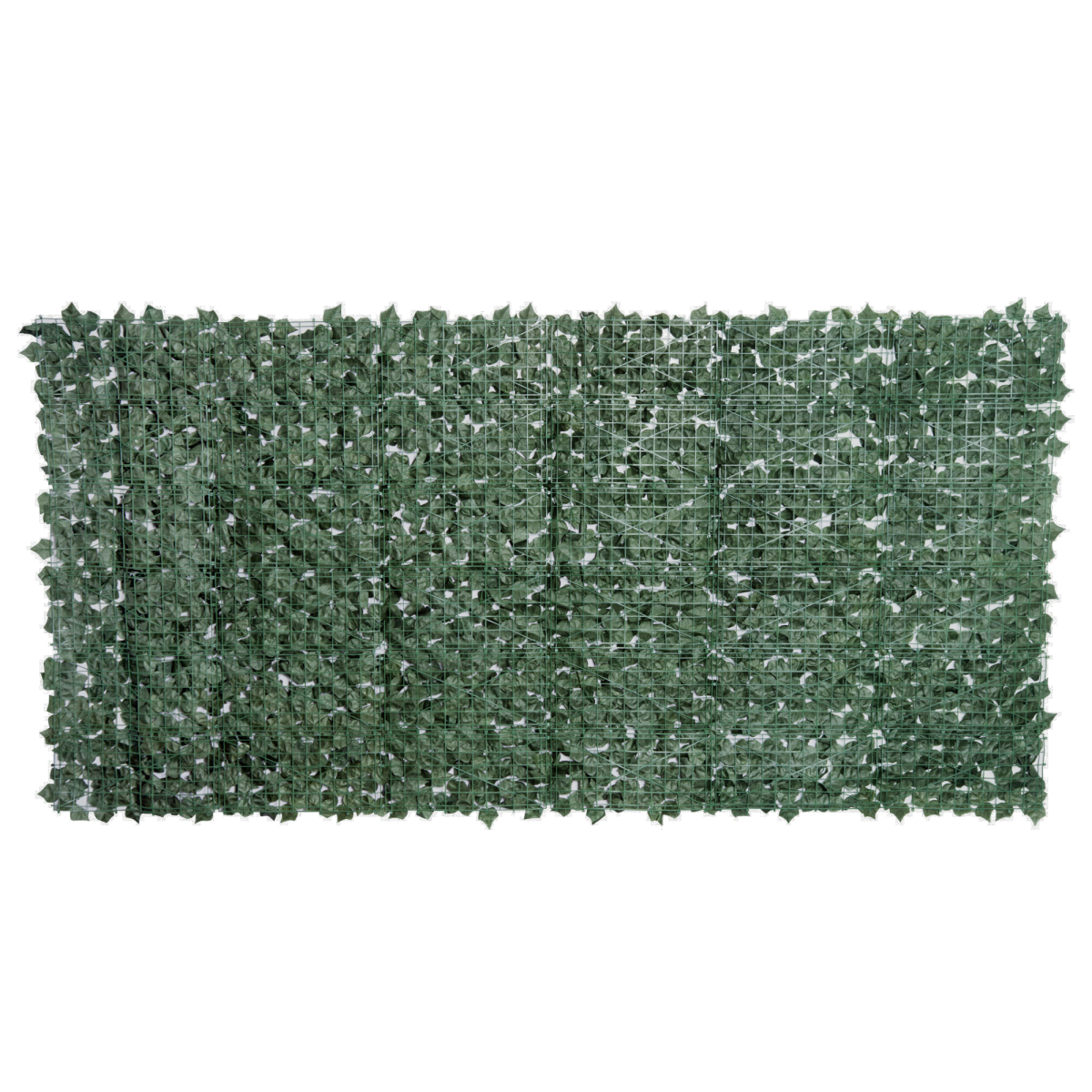 Outsunny Artificial Leaf Hedge Panel 1.5m x 3m – Garden Privacy Screen, UV Stabilised