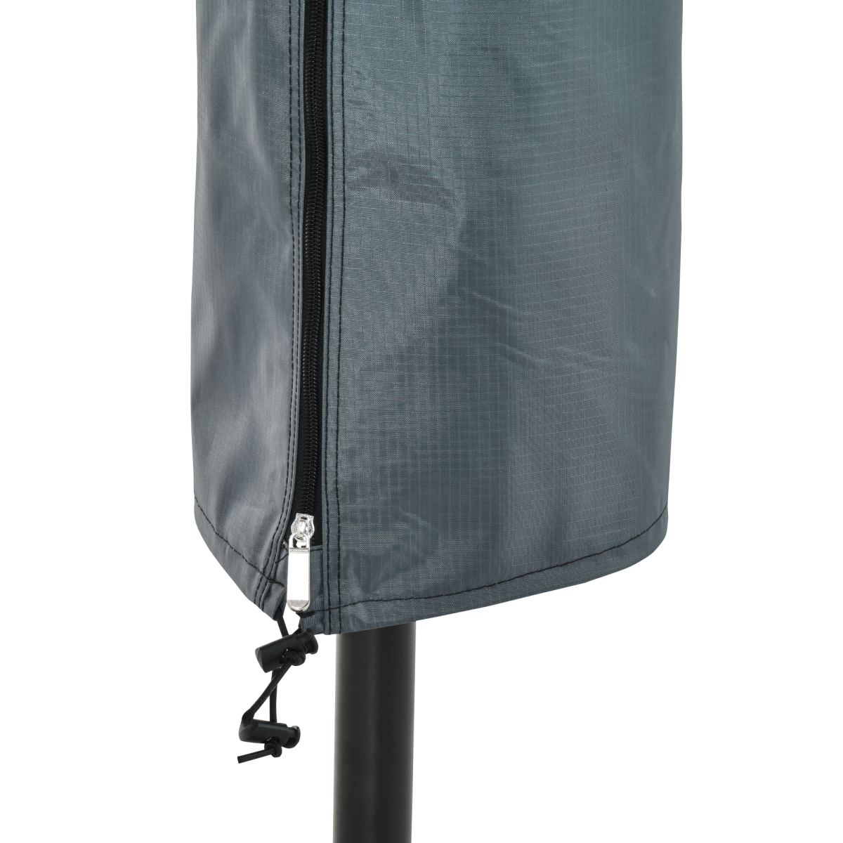 Outsunny Garden Offset Parasol Cover with Side Zip & Bottom Buckle – Waterproof Umbrella Protection, Grey