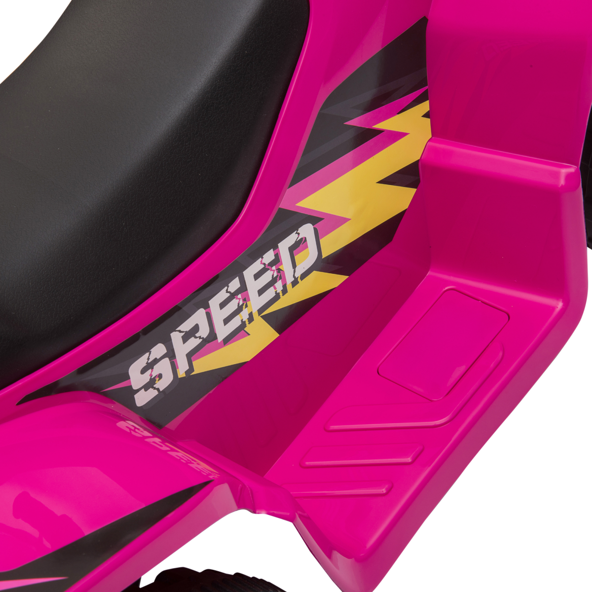 HOMCOM 6V Kids Electric Ride-On Car with Big Wheels – Forward & Reverse Toddler Toy Car for 18-36 Months, Pink