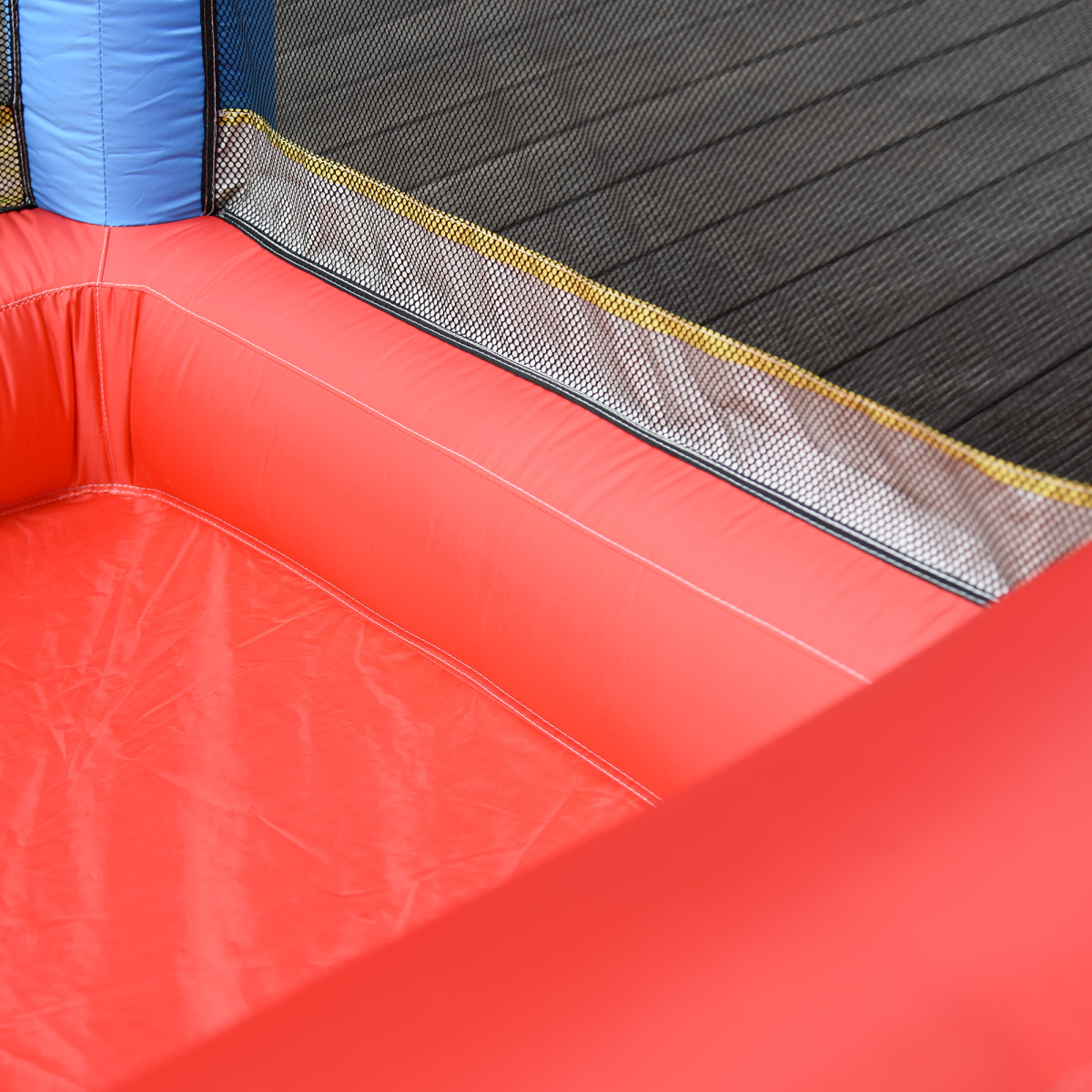 4-in-1 Bouncy Castle with Slide, Water Pool & Basketball Basket – Kids Garden Inflatable with Blower