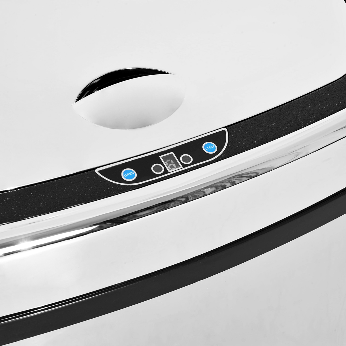 HOMCOM 68L Stainless Steel Automatic Sensor Bin – Touch-Free Hygienic Kitchen Bin, Silver