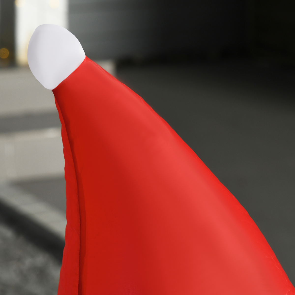 HOMCOM 4ft Inflatable Christmas Santa Claus with Outstretched Hands, LED Lit – Indoor Outdoor Decoration