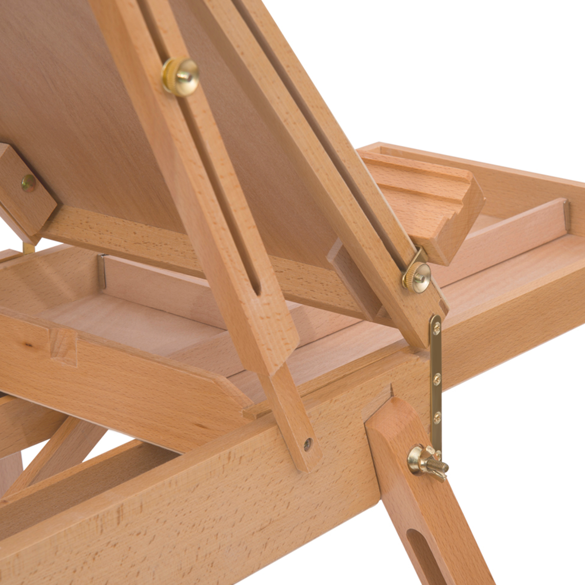HOMCOM Folding Wooden Tripod French Art Easel with Drawing Board – Adjustable, Portable Painting Stand