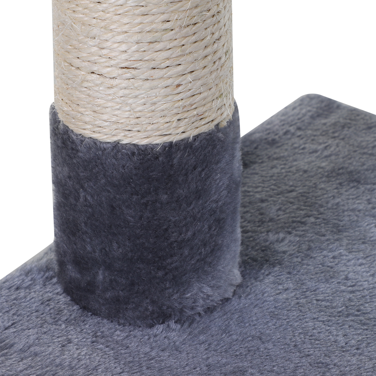 Pawhut 70cm Cat Tree with Sisal Scratching Posts, Hammock and Hanging Ball – Two-Tier Kitten Activity Centre