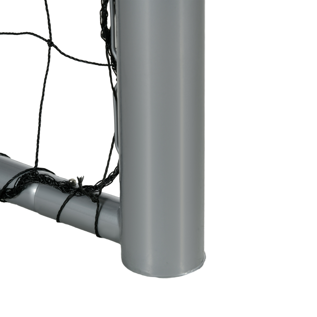 SPORTNOW 8ft x 5ft Football Goal with Weather-Resistant Net – Easy Set-Up Training Goal, Grey