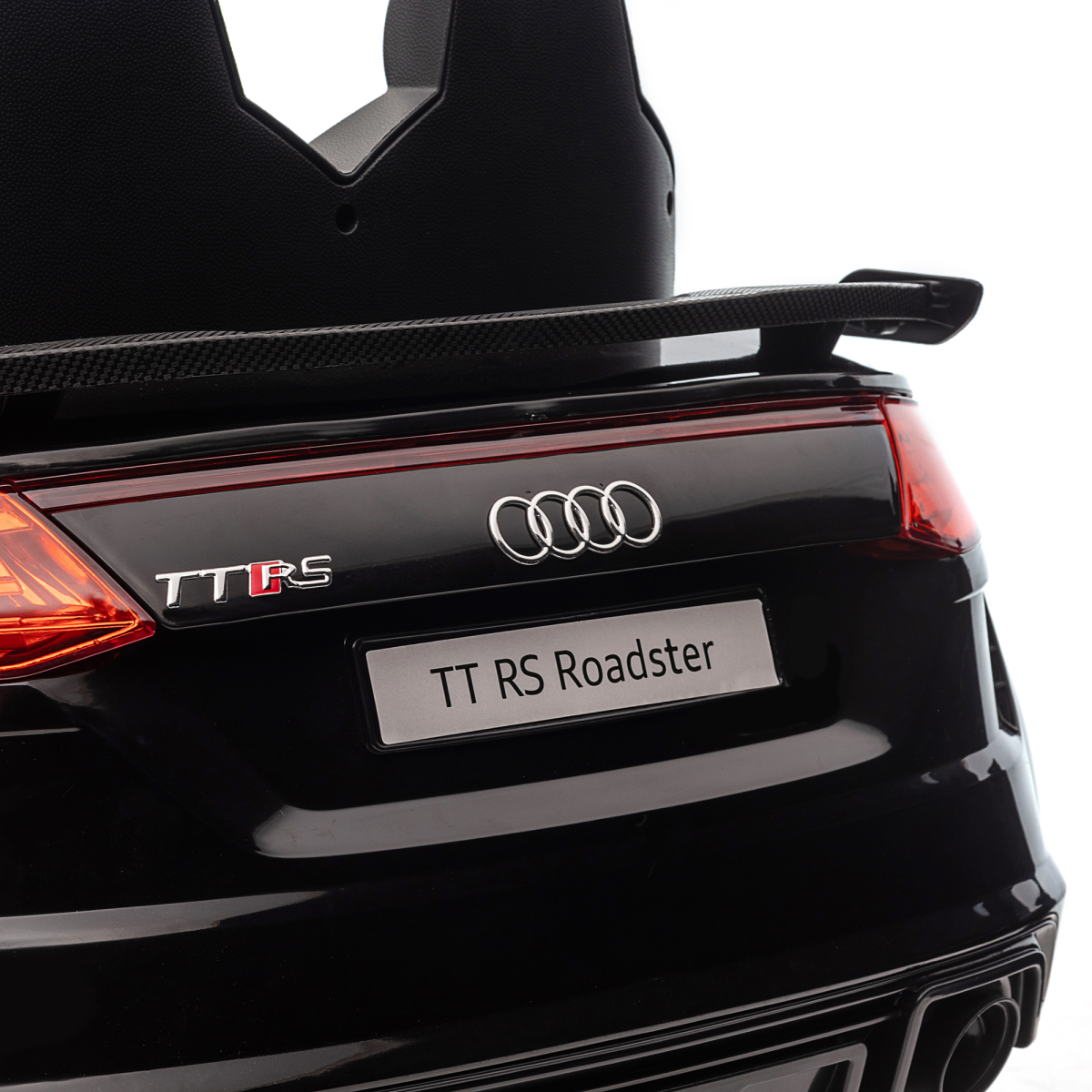 HOMCOM 12V Licensed Audi TT RS Electric Ride-On Car with Remote Control, Headlights & MP3 Player – Kids Car, Black