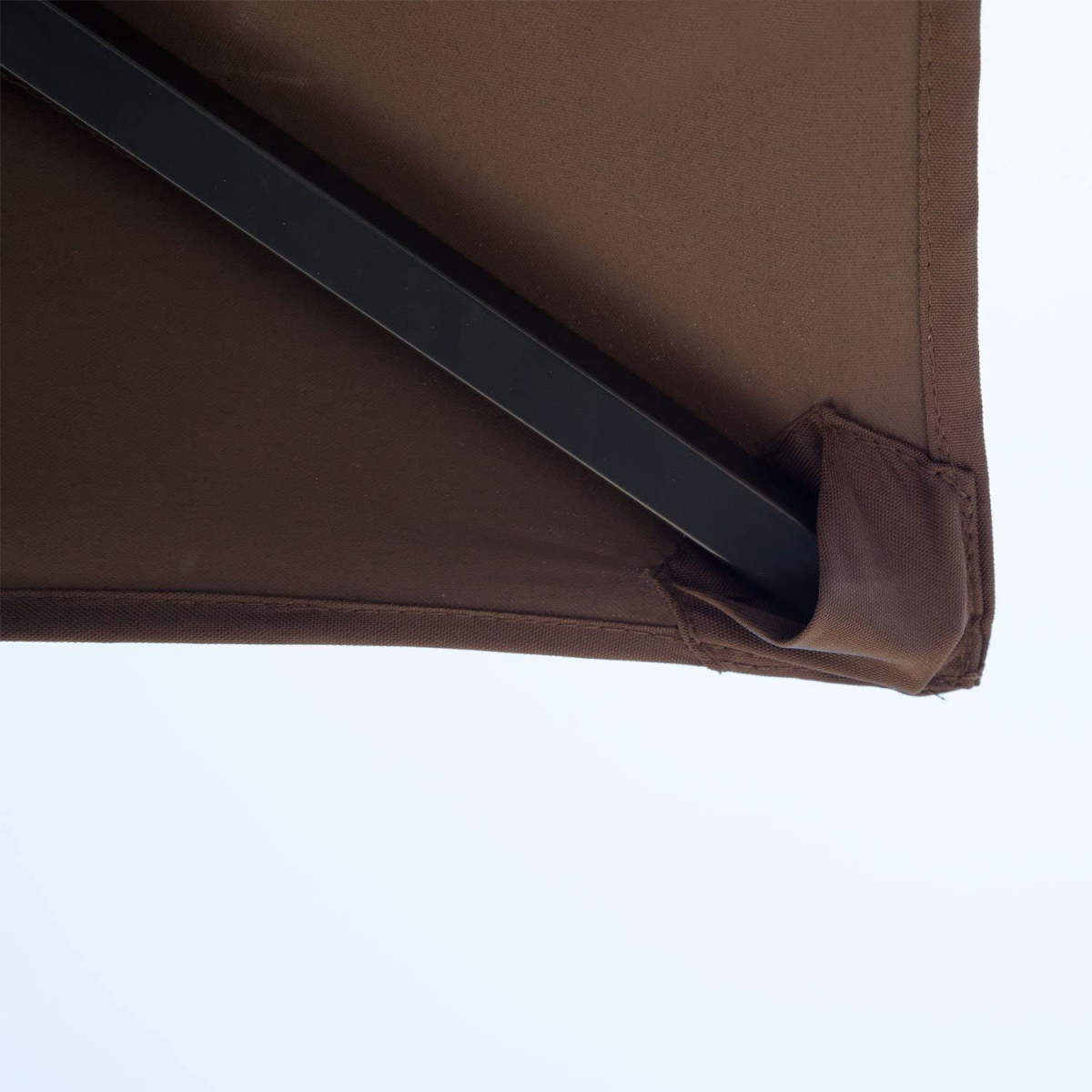 Outsunny 8ft Double-Tier Gazebo Grill Canopy with Side Shelves – BBQ Shelter Tent, Coffee