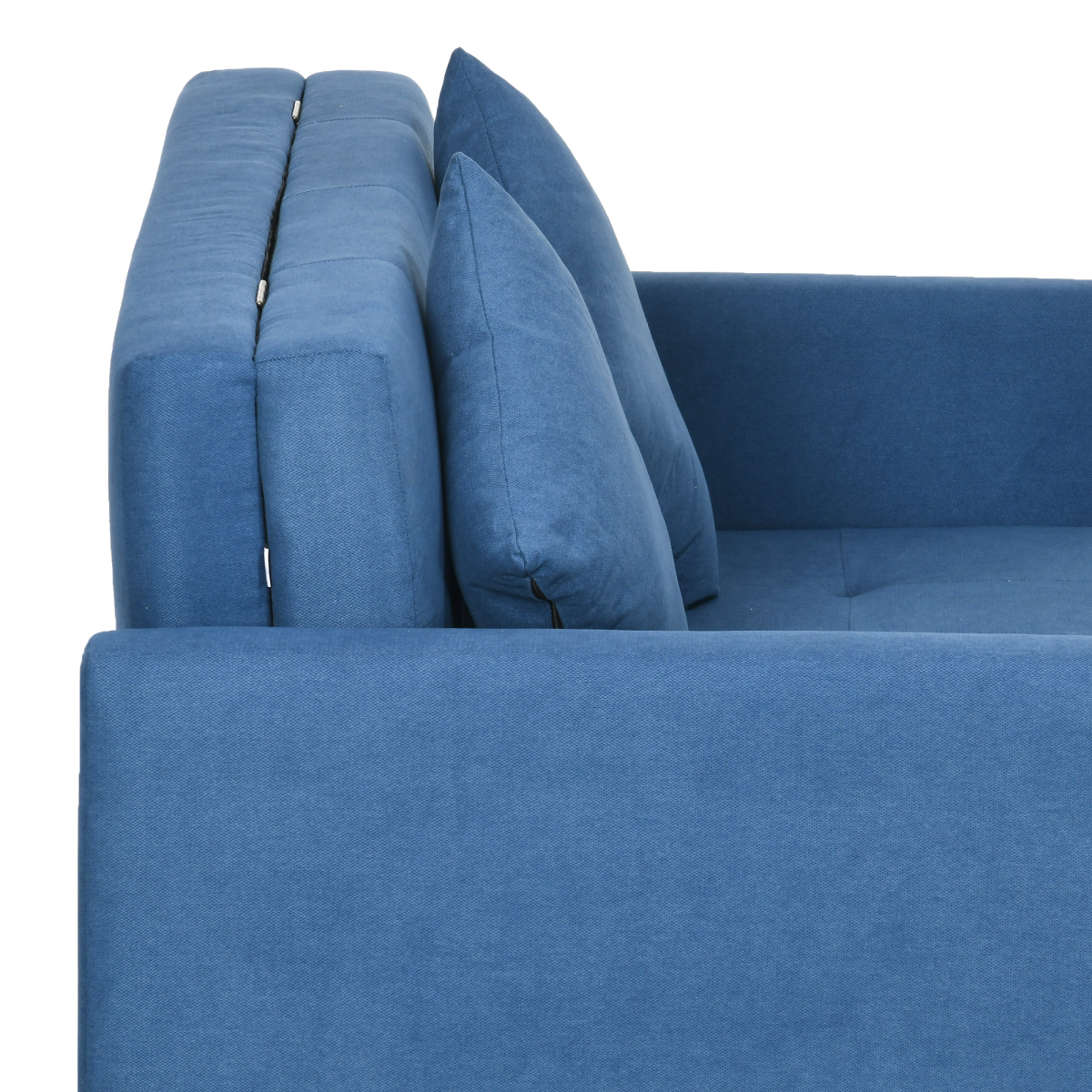 HOMCOM Blue Sofa Bed dimensions diagram