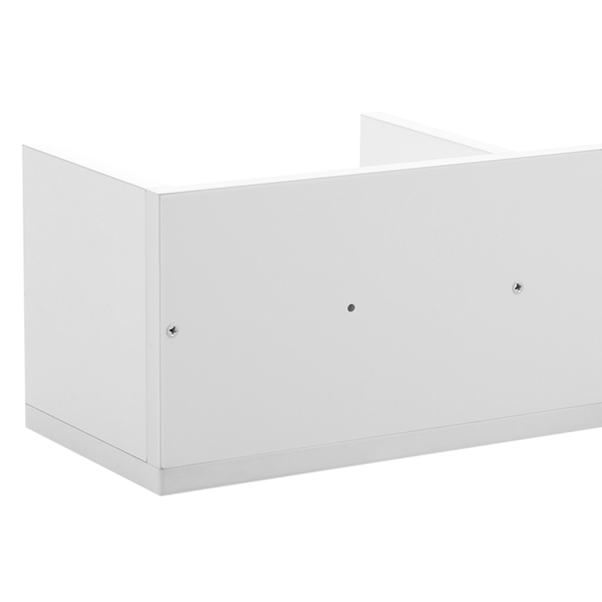 HOMCOM Wall Mounted CD Shelf with 4 Grids, Holds up to 60 CDs – Multimedia Storage Organiser, White