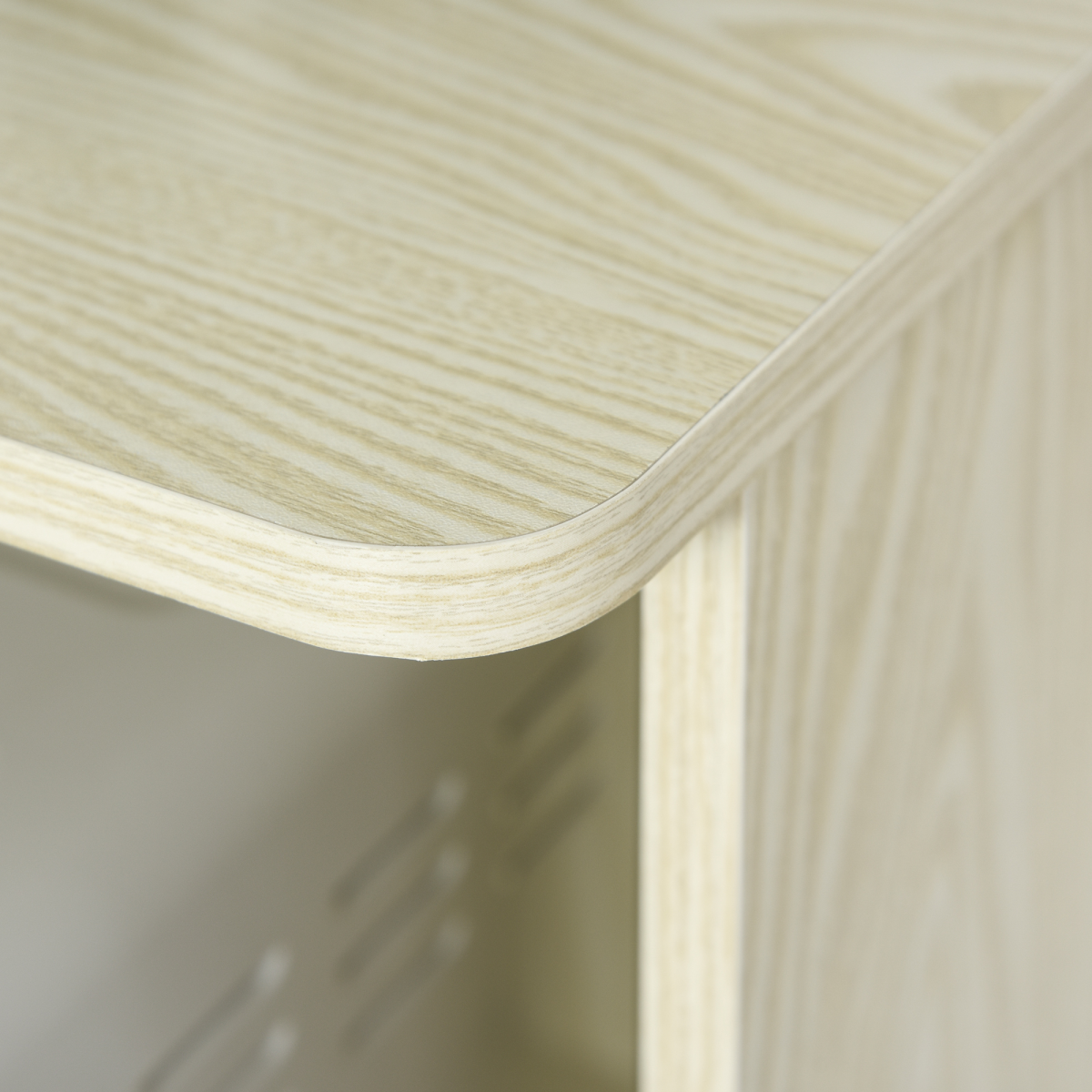 HOMCOM Kitchen Pantry Cupboard on Rolling Wheels, 97 x 60 x 40cm – Oak-Effect Storage