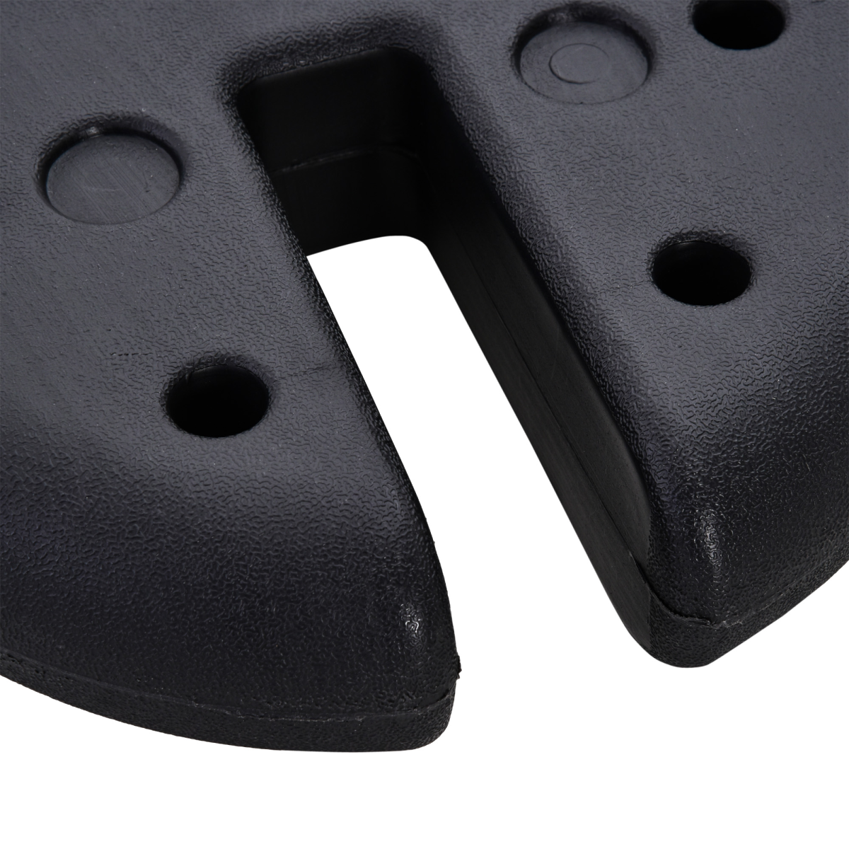 Outsunny Set of 4 Sand-Fillable Gazebo Weights, 4kg Each – Durable Plastic Canopy & Tent Anchors