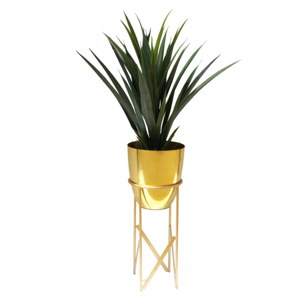 55cm Copper Planter with Matching Stand