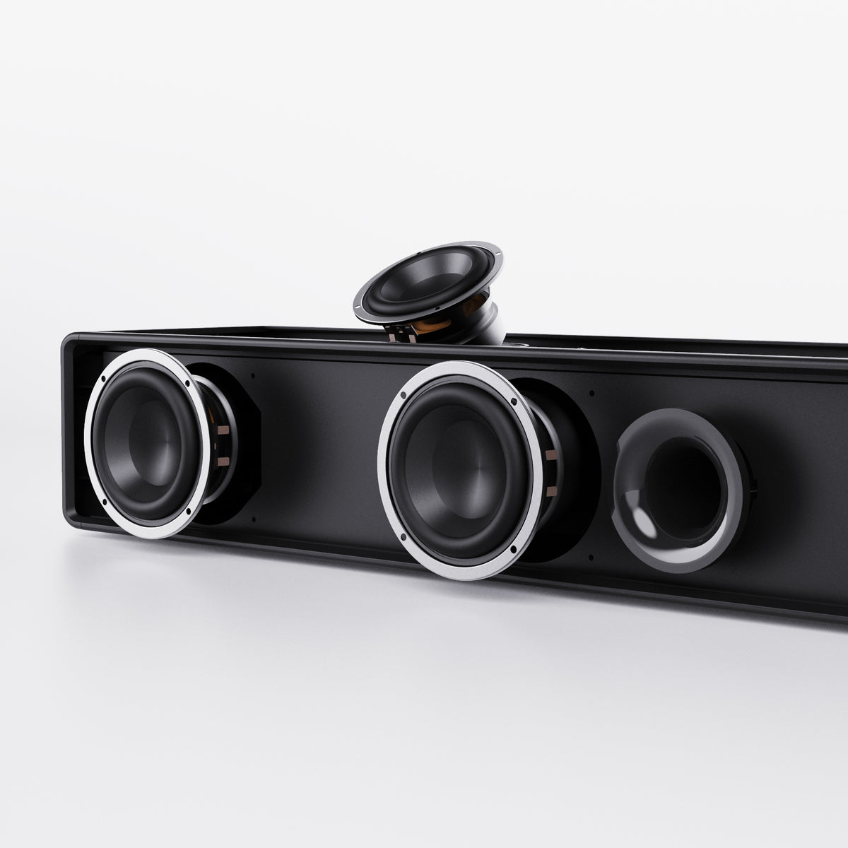Majority Sierra Plus 2.1.2 Dolby Atmos Wireless Sound Bar with Subwoofer, HDMI ARC & Bluetooth – Black