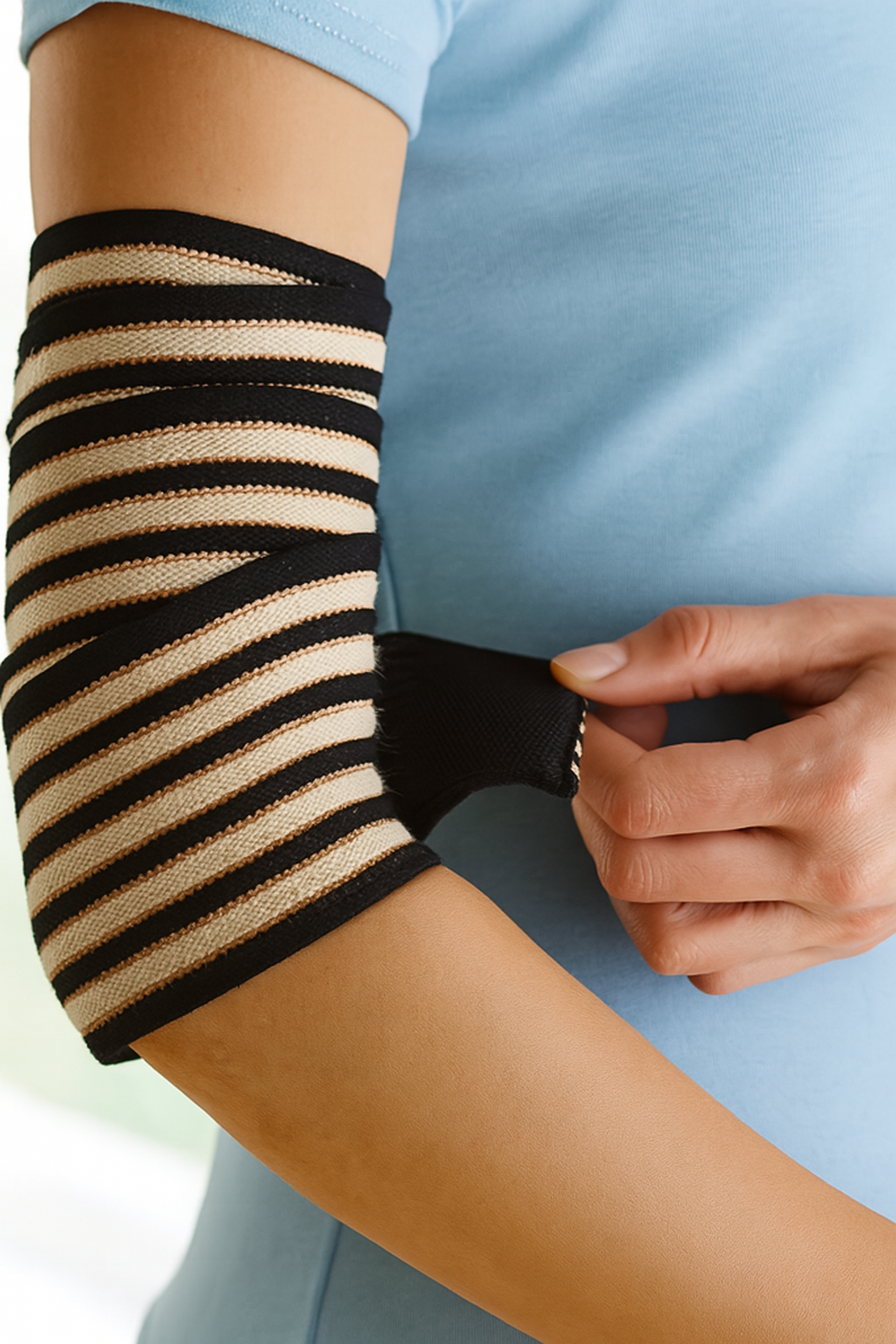 Avilo All in 1 Copper Support Wrap – Lightweight Copper-Infused Wrap-Around Comfort
