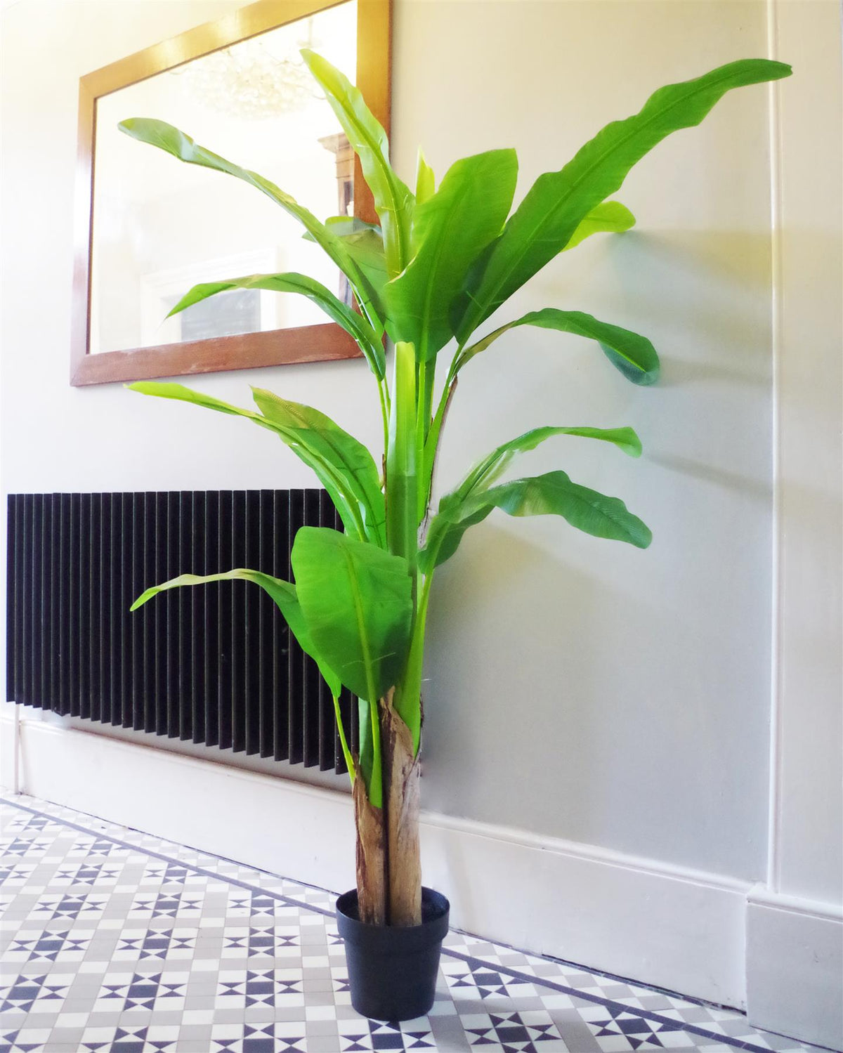 180cm Artificial Banana Plant – Tropical Natural Tree for Home Decor, Green