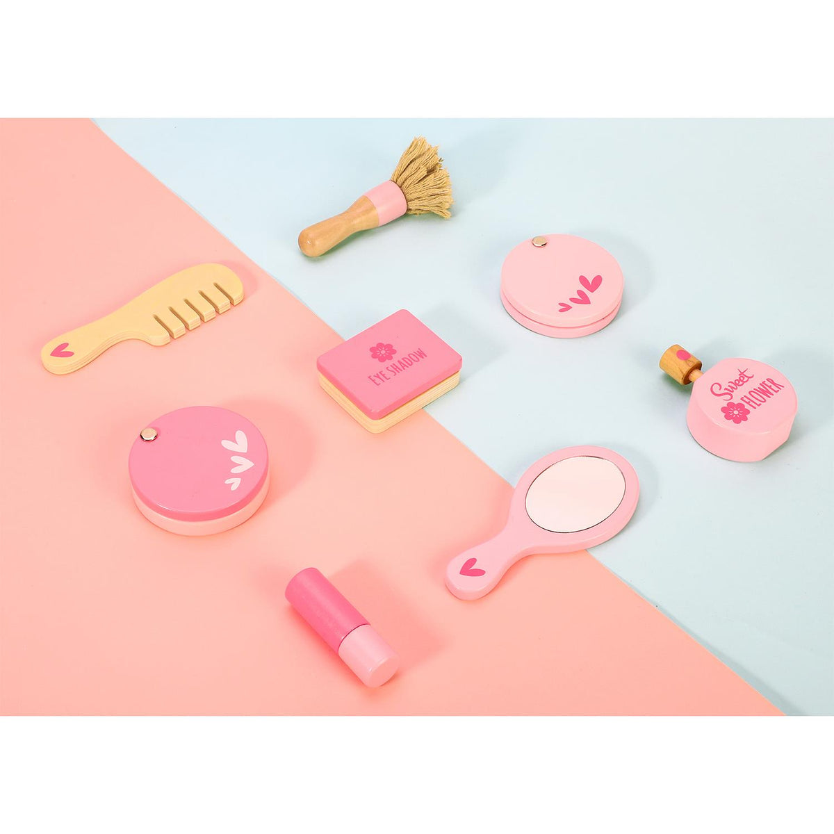 SOKA My Makeup Bag Wooden Pretend Play Beauty Set – Children's First Make-Up Kit